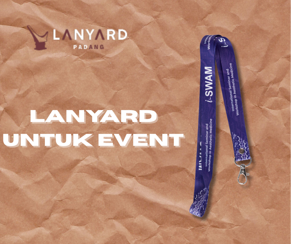 Lanyard untuk event Padang